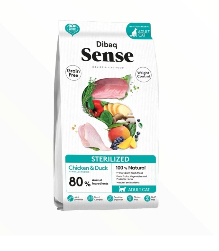 Sense Cat Gato Esterilizado Pollo y Pato 1,5kg