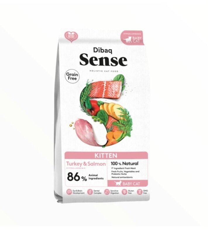Sense Cat Kitten Pavo y Salmón 6Kg