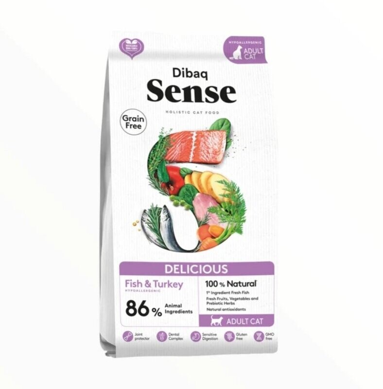 Sense Cat Delicious Pescado y Pavo 6Kg