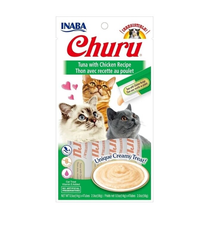 Churu Cat Receta Atún con Pollo 4x14gr