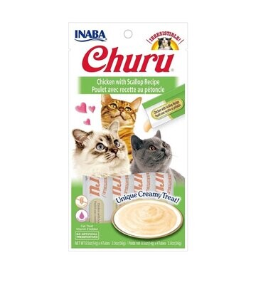 Churu Cat Receta Pollo con Vieira 4x14gr