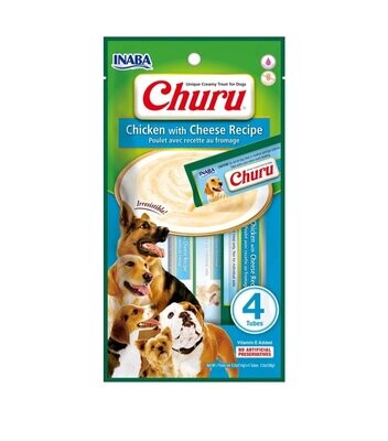 Churu Dog Receta Pollo con Queso 4x14gr