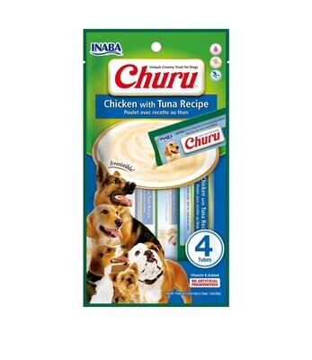 Churu Dog Receta Pollo con Atún 4x14gr