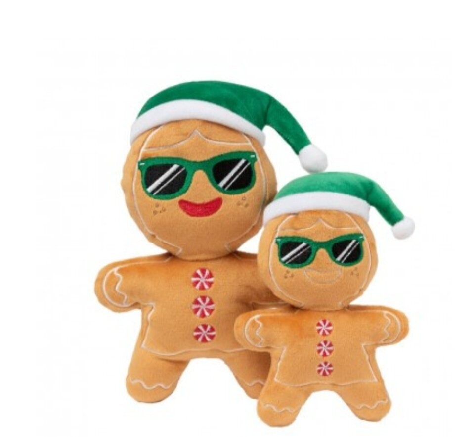 FuzzYard Xmas Dog Toy -  Mrs Gingerbread S