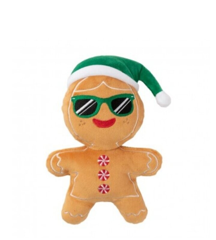 FuzzYard Xmas Dog Toy  - Gingerbread L