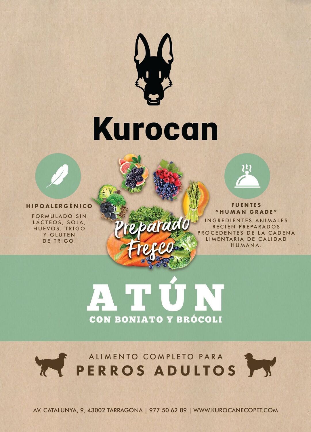 Kurocan Adulto Atún 12kg