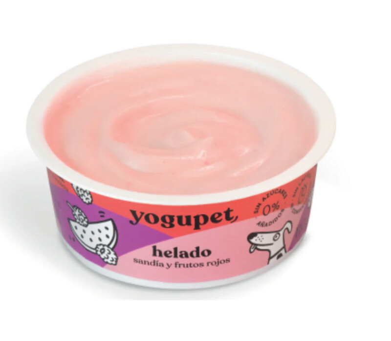 Yogupet Helado Sandía y Frutos Rojos