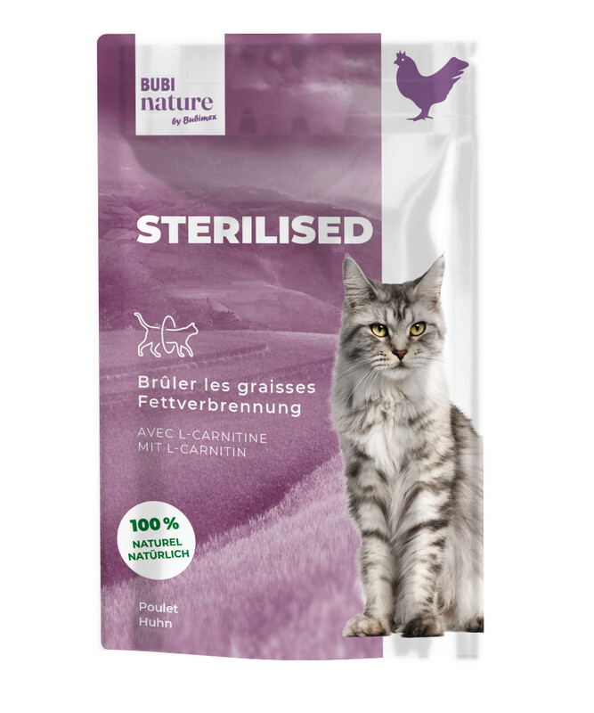 Bubi Nature Gato Esterilizado Pollo 70g