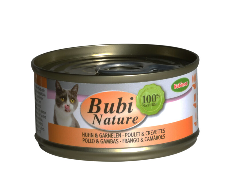 Bubi Nature Pollo y Gambas 70gr