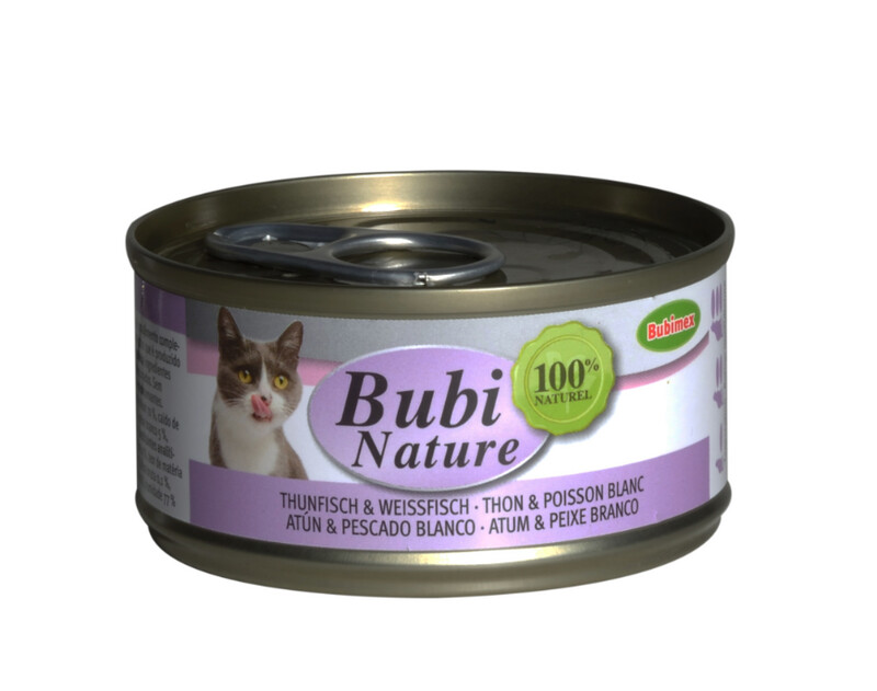 Bubi Nature Atún y Pescado Blanco 70gr