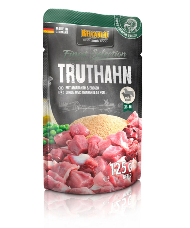 Belcando Pavo con amaranto y Guisantes 125gr