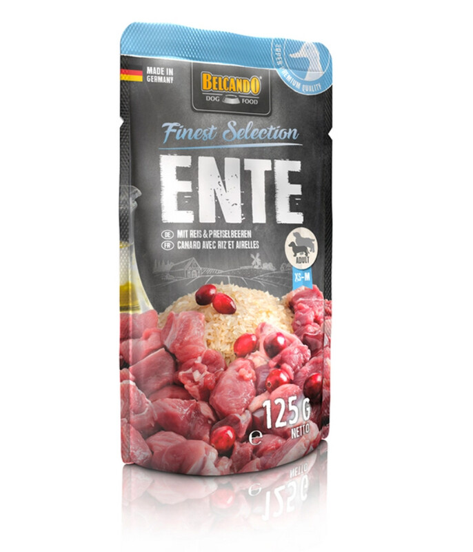 Belcando Pato con arroz y arándanos 125gr