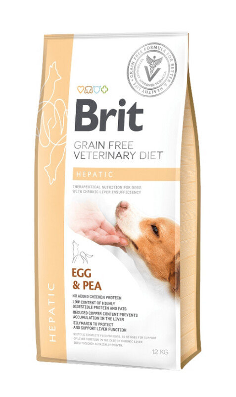 Brit Hepatic Huevo y Guisante 12kg