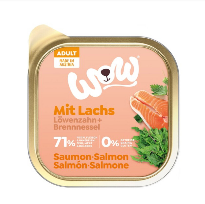 Wow Salmón con Diente de León 150gr