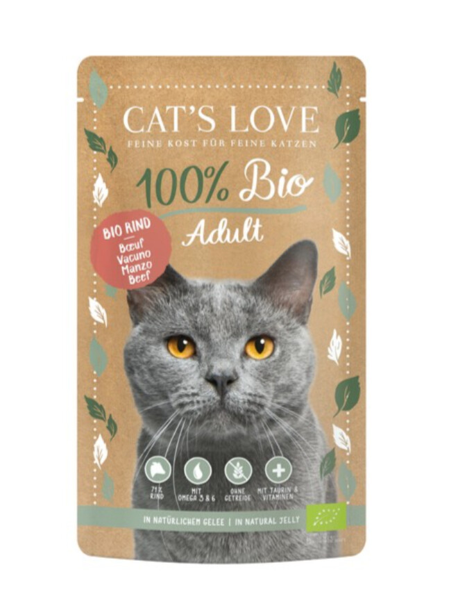 Cat´s Love  Adult Bio Vacuno 100gr