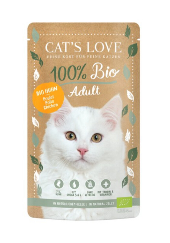 Cat´s Love Adult Bio Pollo 100gr