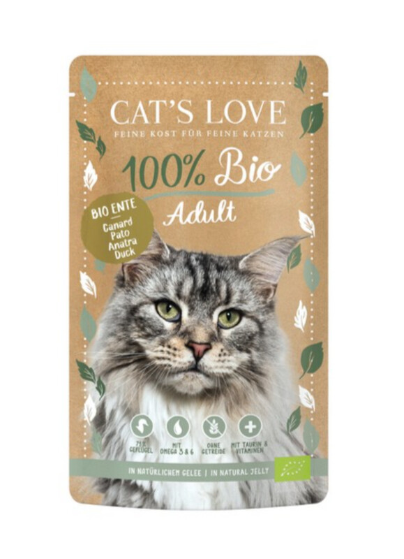 Cat´s Love Adult/Senior Bio Pato 100gr