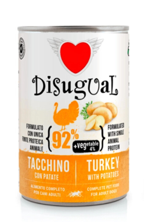 Disugual - Pavo y Patata 400gr