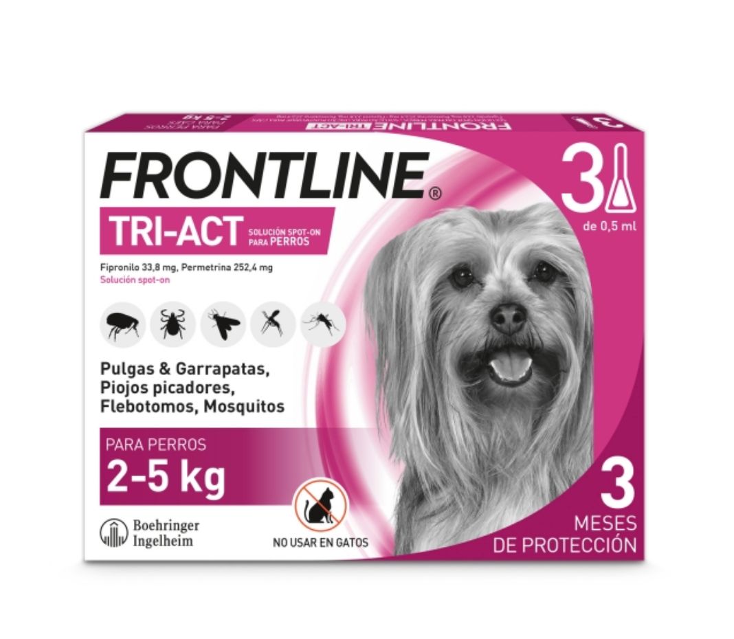 Frontline Tri-Act Pipeta de 2-5kg - 1 unidad