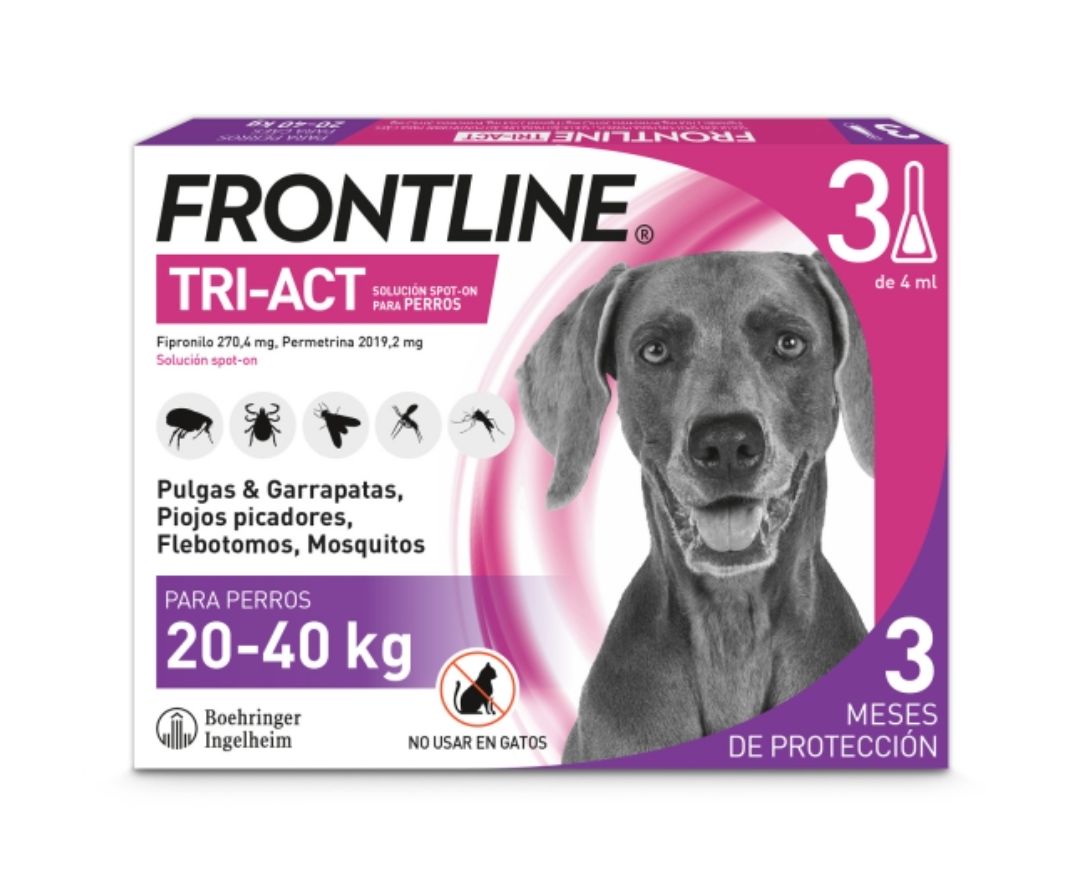 Frontline Tri-Act Pipeta de 20-40kg - 1 unidad