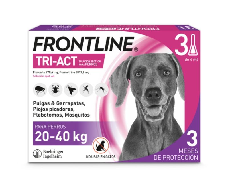 Frontline Tri-Act Pipeta de 20-40kg - 1 unidad