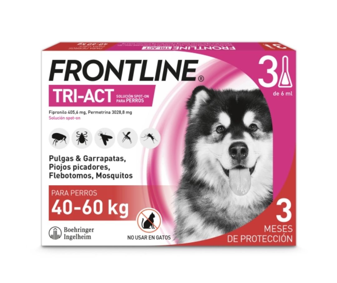 Frontline Tri-Act Pipeta de 40-60kg - 1 unidad