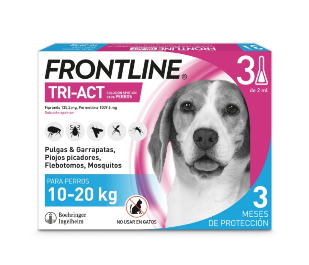 Frontline Tri-Act Pipeta de 10-20kg - 1 unidad