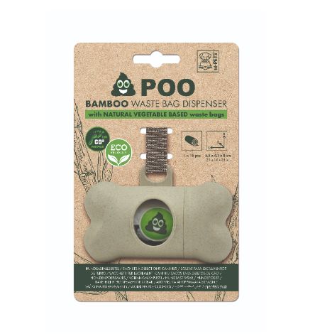 Dispensador de Bolsas ECO Bambú + bolsas