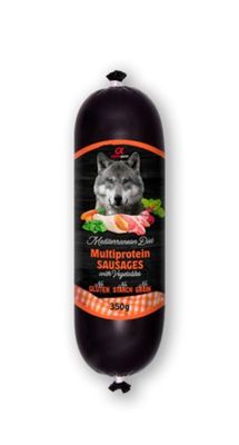 Alpha Spirit Salchicha Mediterranean Multiprotein 350gr