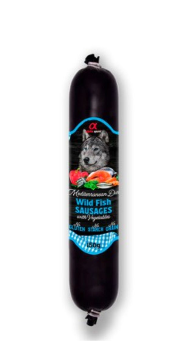 Alpha Spirit Salchichha Mediterran Wild Fish 150gr