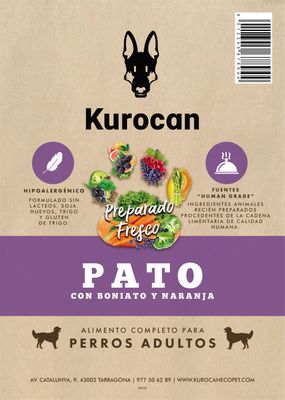 Kurocan Adulto Pato 2kg
