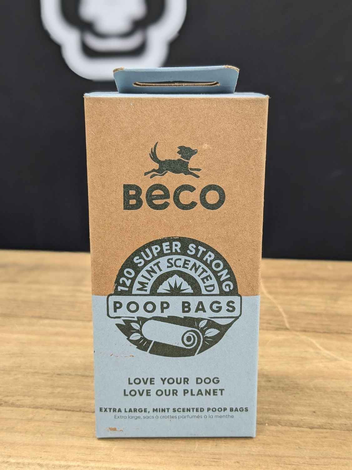 Beco Bolsas Ecológicas 8 rollos - 120 bolsas Aroma Menta