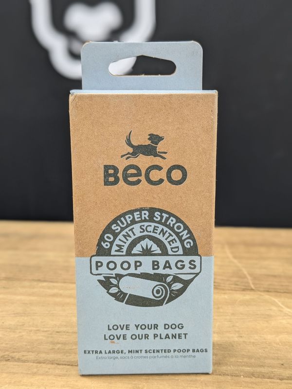 Beco Bolsas Ecológicas 4 rollos - 60 bolsas Aroma Menta