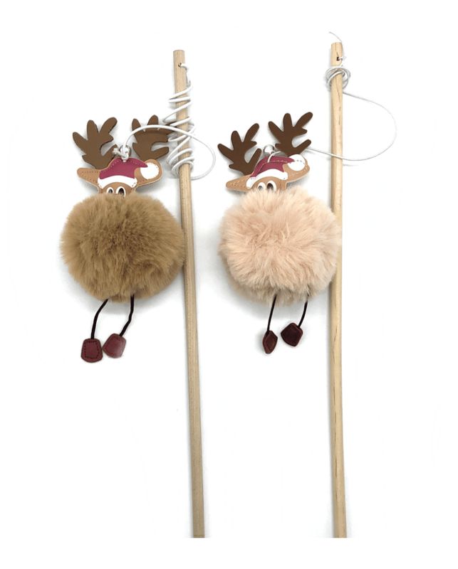 Caña para Gato Reno Navideño