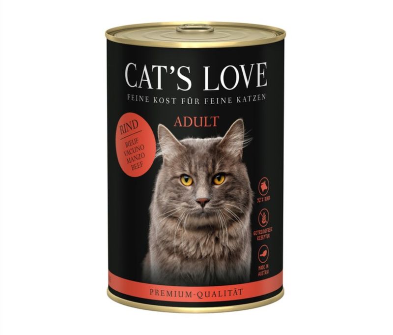 Cat'S Love Adulto Puro Vacuno 400gr