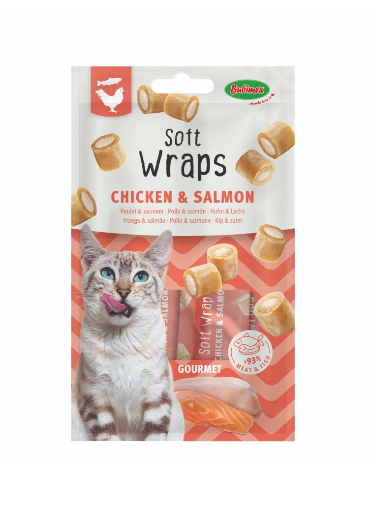 Soft Wraps Pollo y Salmón 3x30gr