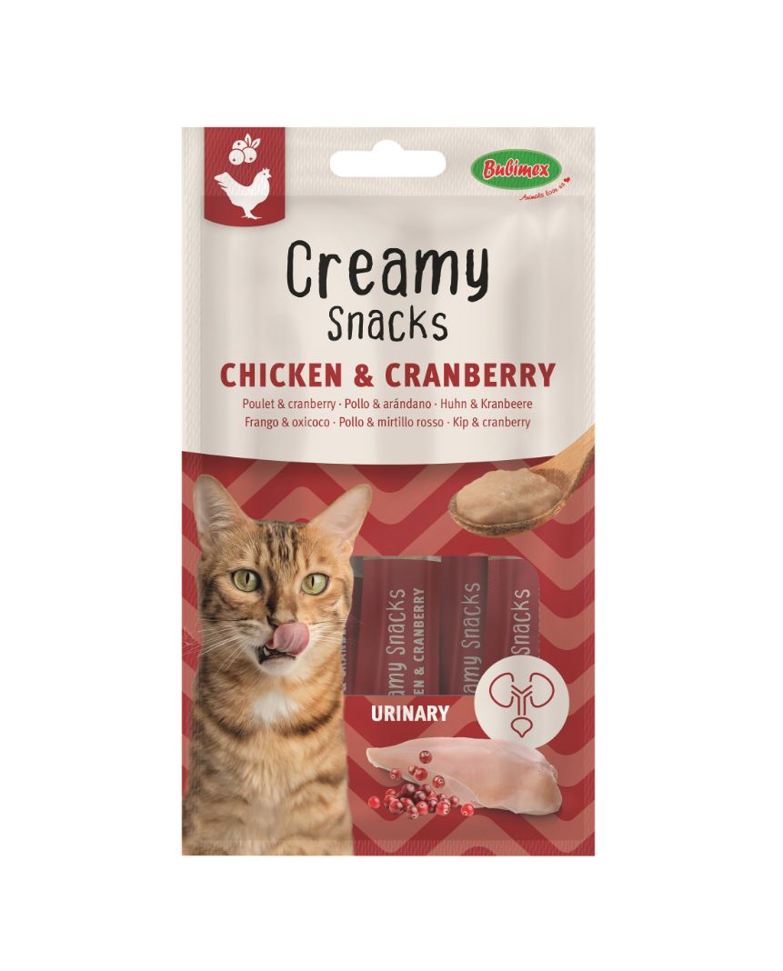 Creamy Snacks Pollo y Arándanos - Urinary 4x60gr