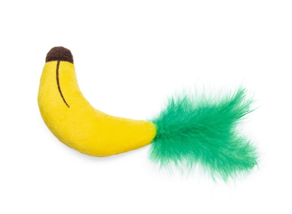 Beeztees Jungle - Banana de peluche