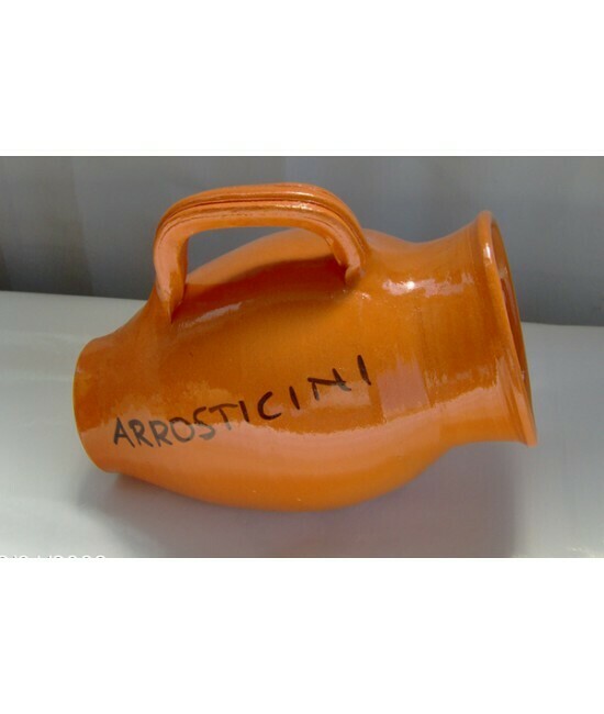 Porta arrosticini: contenitore in coccio
