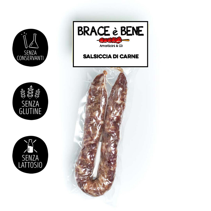 Salsiccia di carne abruzzese - salumi senza conservanti