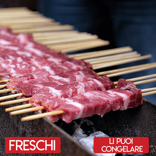 Arrosticini abruzzesi 20g - 50 pezzi