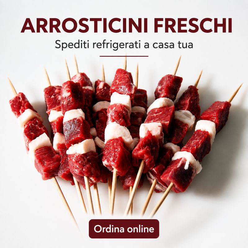 Arrosticini abruzzesi FATTI A MANO 50 pz