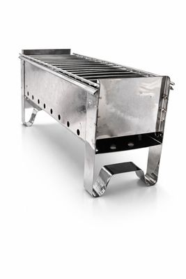 Griglia cuoci arrosticini inox a carbone