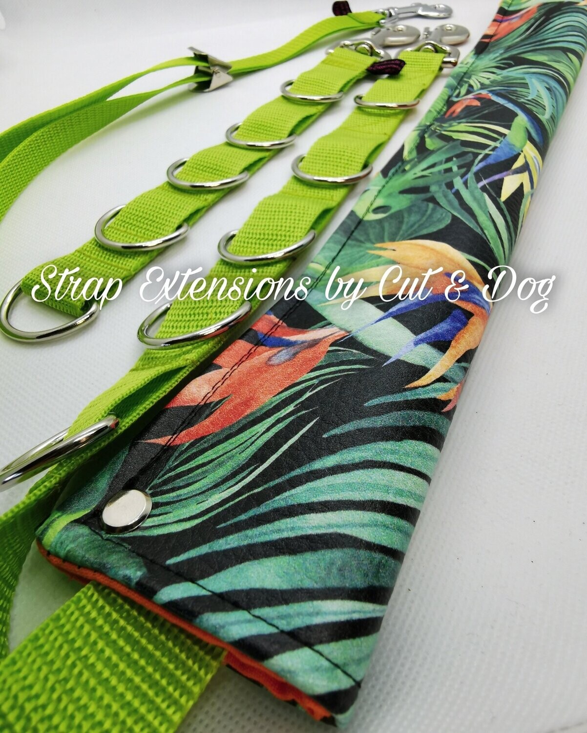 Bauchgurt Mini Tropical, mit D-Ringen oder stufenlos