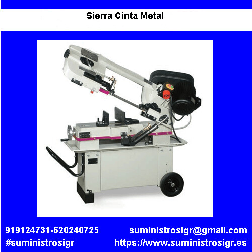 Sierra Cinta Metal S 100 G Maquina Sierra de Cinta Infotool 3300100 Optimum  Quantum