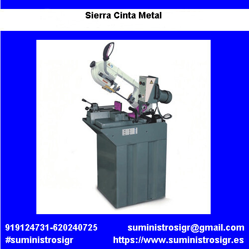 Sierra Cinta Metal S 100 G Maquina Sierra de Cinta Infotool 3300100 Optimum  Quantum