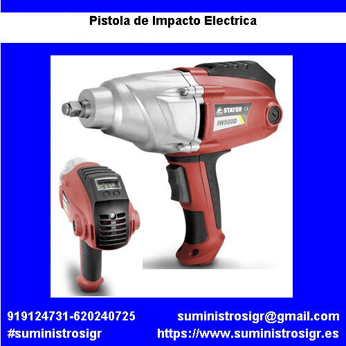 Pistola de Impacto 350Nm 1/2 IW 500 DK 220V Stayer 1.1916