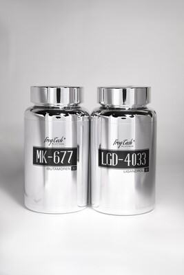 Ибутаморен + Лигандрол (Ibutamoren 25mg (Nutrobol, MK 677, Ибутаморен) 30 капсул + LIGANDROL 10mg (LGD-4033, Лигандрол) 30 капсул от FROGTECH Platinum)