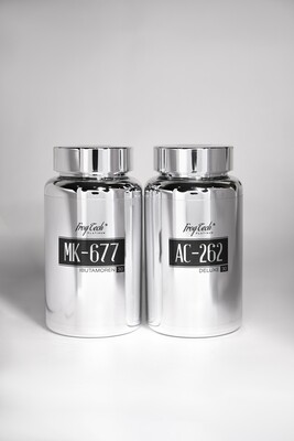 Ибутаморен + AC 262 (Ibutamoren 25mg (Nutrobol, MK 677, Ибутаморен) 30 капсул + AC 262 10mg (accadine, sarmastol, акадин, сармастол) 30 капсул купить от FROGTECH Platinum)