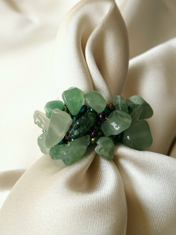 ANILLO PIEDRAS JADE